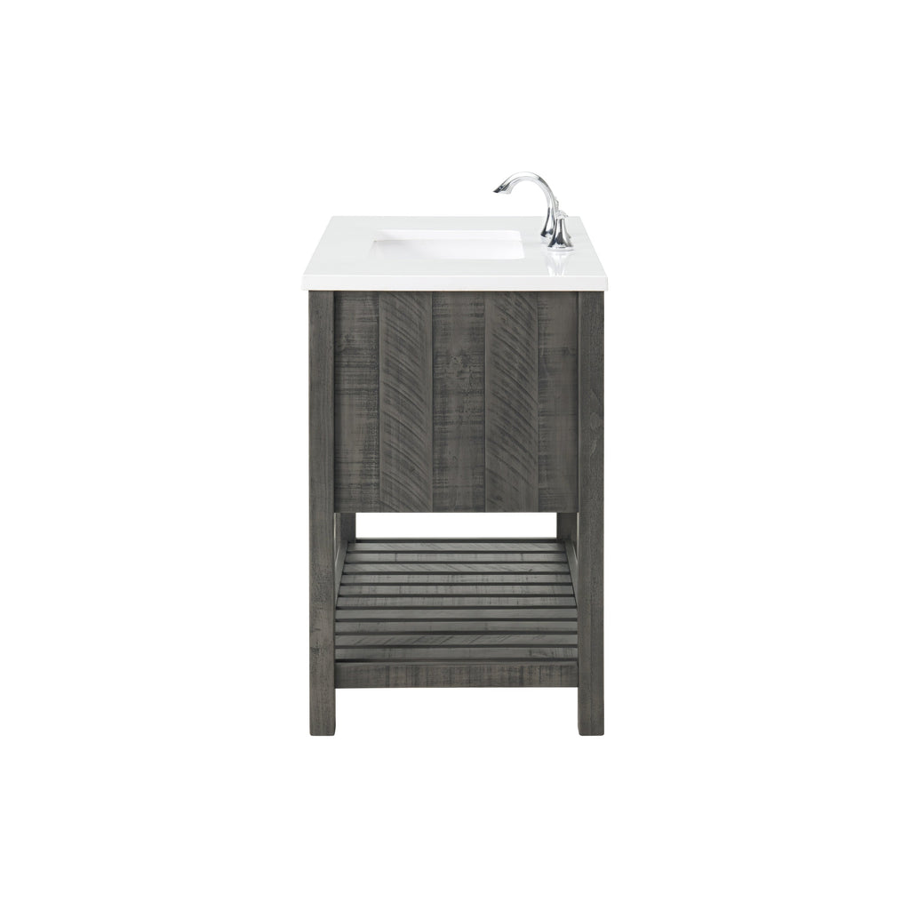 Monterey 37 Farmhouse Single Bathroom Vanity with Top