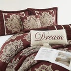 Nanshing Tiana 7 Piece Traditional Damask Comforter Set