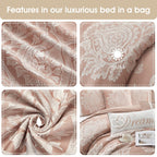 Nanshing Tiana 7 Piece Traditional Damask Comforter Set