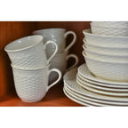 Red Vanilla Nantucket White 18Pc Dinner Set