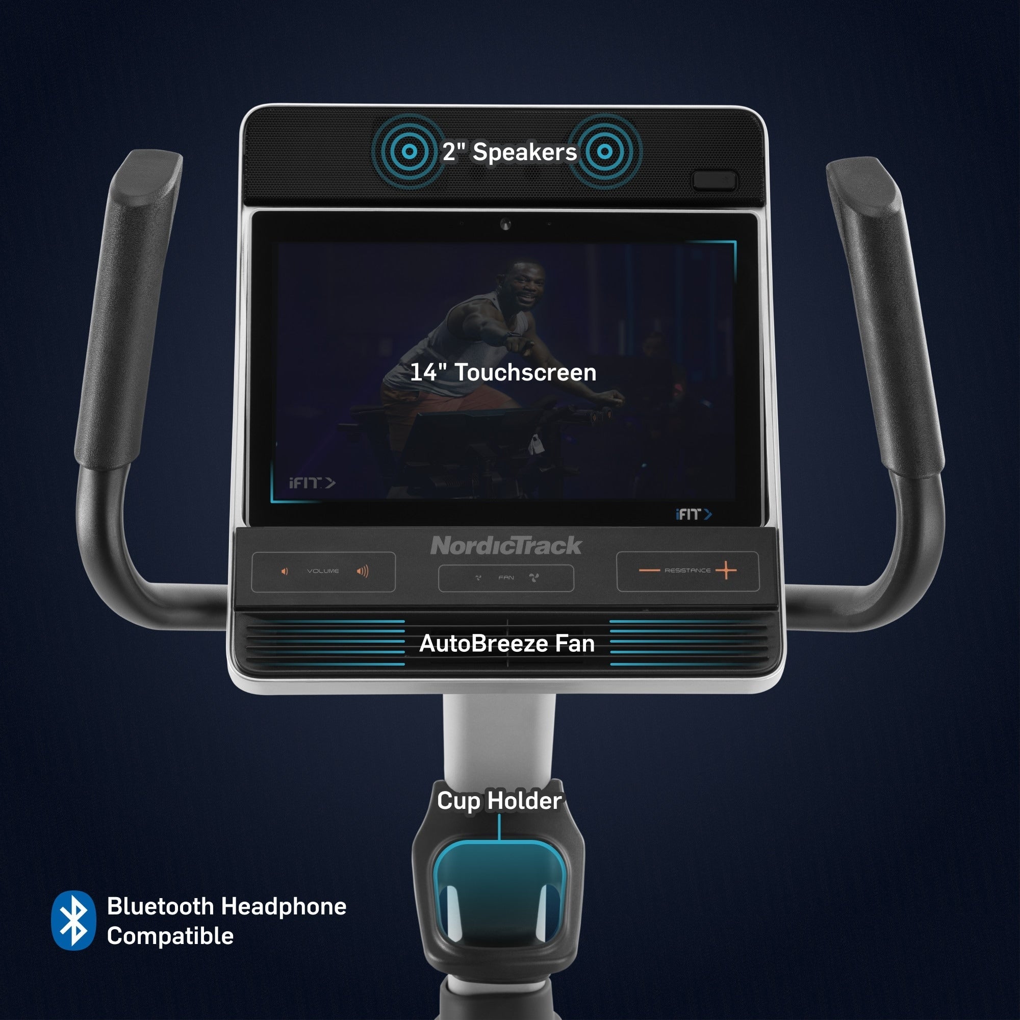 NordicTrack Commerical VU 29 Upright Bike