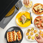 Nostalgia Retro 0.9 Cubic Foot Countertop Microwave Oven