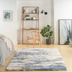 Nourison Luxurious Shag Abstract Glam Ultra Plush Pile Area Rug