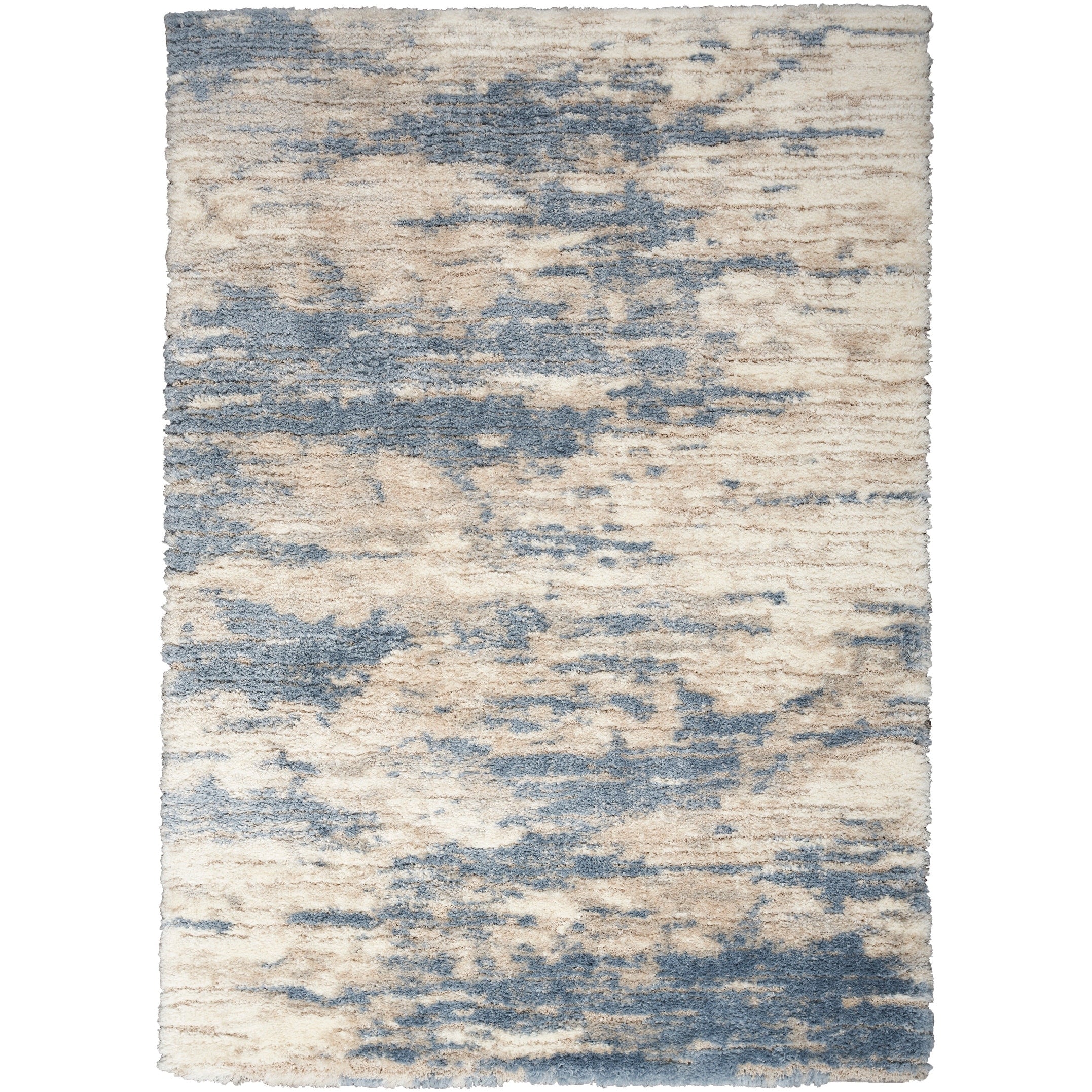 Nourison Luxurious Shag Abstract Glam Ultra Plush Pile Area Rug