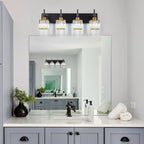 Ora Modern Dimmable Crystal Bathroom Light Fixtures Over Mirror Glam Vanity Lights