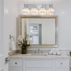 Ora Modern Dimmable Crystal Bathroom Light Fixtures Over Mirror Glam Vanity Lights