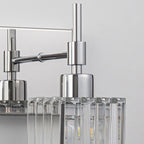 Ora Modern Dimmable Crystal Bathroom Light Fixtures Over Mirror Glam Vanity Lights