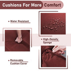 Gymojoy Outdoor Wicker Rocking Lounge Chairs with Swivel Base (Set of 2)