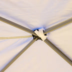 Outsunny Heavy Duty Pop Up Canopy with Sturdy Frame, UV Fighting Roof, Carry Bag for Patio, Backyard, Beach, Garden