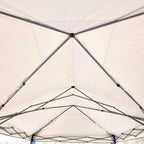 Outsunny Heavy Duty Pop Up Canopy with Sturdy Frame, UV Fighting Roof, Carry Bag for Patio, Backyard, Beach, Garden