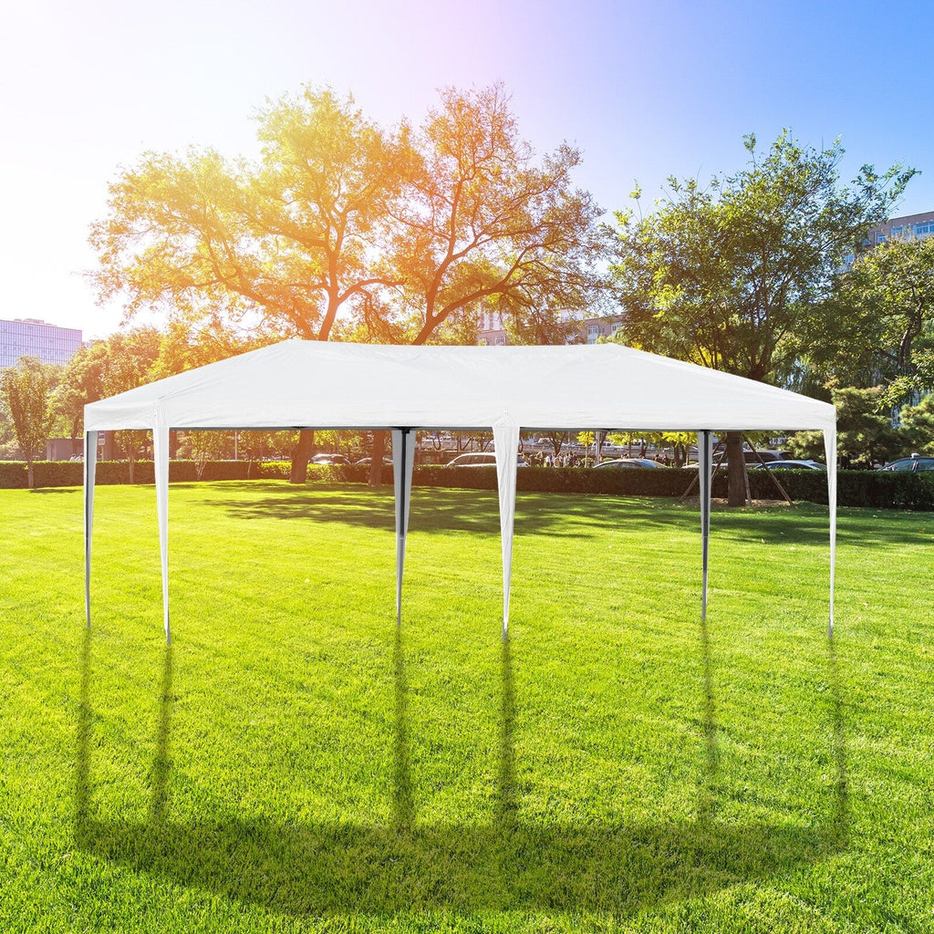 Outsunny Heavy Duty Pop Up Canopy with Sturdy Frame, UV Fighting Roof, Carry Bag for Patio, Backyard, Beach, Garden