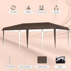 Outsunny Heavy Duty Pop Up Canopy with Sturdy Frame, UV Fighting Roof, Carry Bag for Patio, Backyard, Beach, Garden