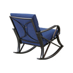 PATIO FESTIVAL 3-Piece Outdoor Rocker Conversation Set w/ Cushions