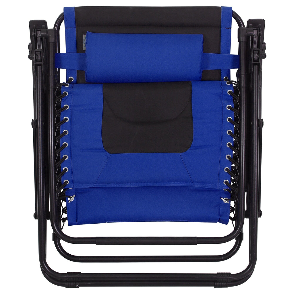 Oversize XL Padded Zero Gravity Lounge Chair Wider Armrest Adjustable Recliner with Cup Holder - N/A