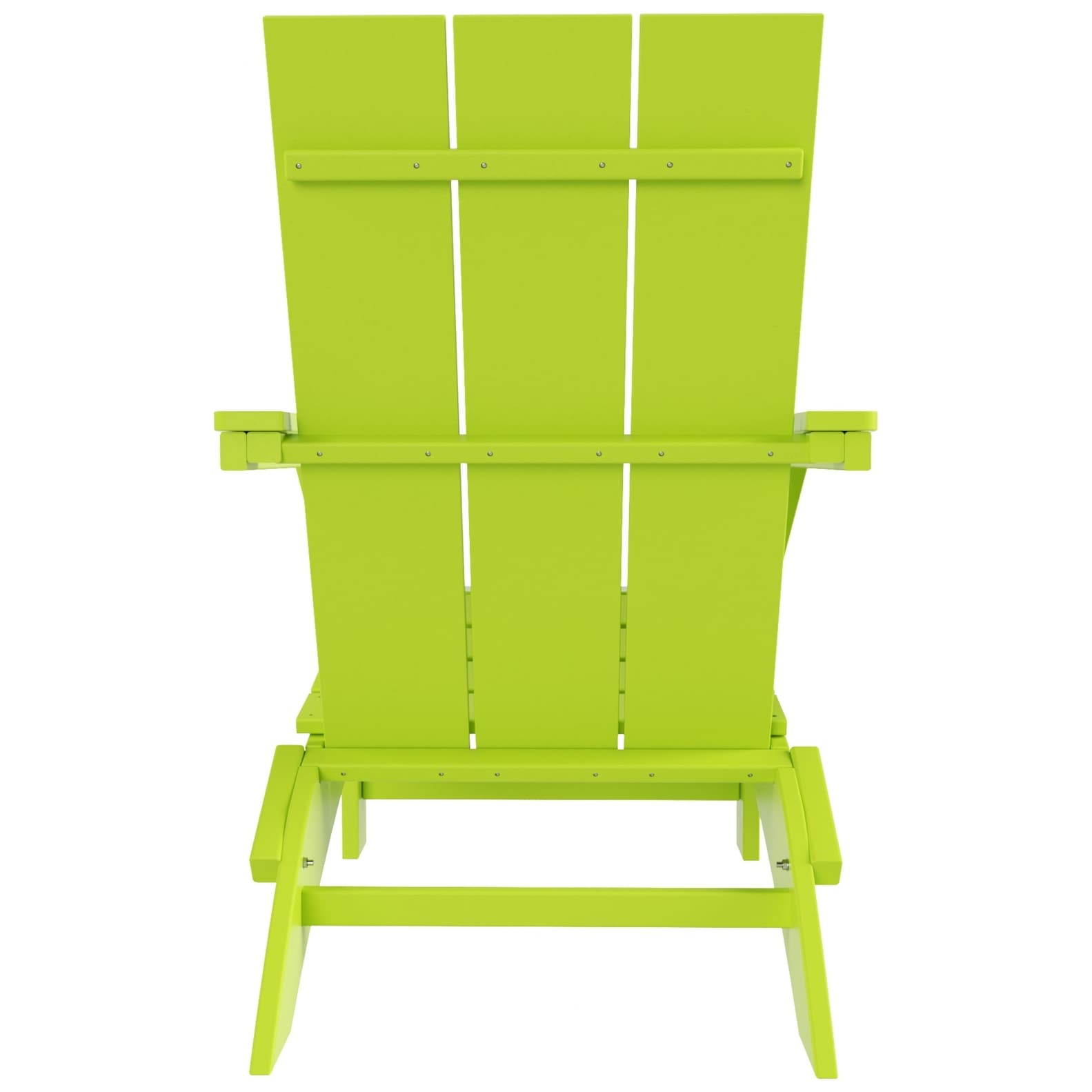 Polytrends Shoreside Modern Eco-Friendly All Weather Commercial-Residential Folding Adirondack Chair