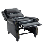 Manual Pushback Recliner Chairs with Nailhead Trim
