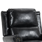 Manual Pushback Recliner Chairs with Nailhead Trim