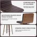 26/29 Faux Leather Swivel Bar/Counter Stools, Set of 2/3