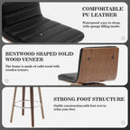 26/29 Faux Leather Swivel Bar/Counter Stools, Set of 2/3