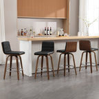 26/29 Faux Leather Swivel Bar/Counter Stools, Set of 2/3