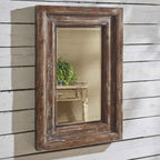 Park Designs Distressed Wood Mirror 36H - Brown - 36H x 24W x 2.75D