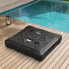 Pellebant 220 lbs Patio Cantilever Umbrella Base with Wheels - N/A