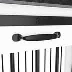 Pet Residence with Iron Tube Reinforcement Stylish & Sturdy Dog Crate