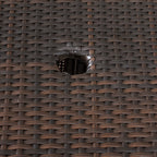 Peterson Outdoor 3-piece Wicker Bistro Set with Cushions by Christopher Knight Home