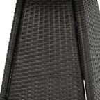 Peterson Outdoor 3-piece Wicker Bistro Set with Cushions by Christopher Knight Home