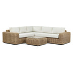 Poly & Bark Puglia Outdoor/Patio Corner Sectional Set with Coffee Table