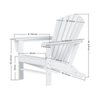 Polytrends Altura Outdoor Eco-Friendly All Weather Poly Patio Adirondack Chair (Set of 2)