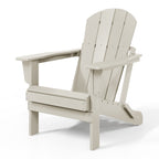 Polytrends Laguna Weather Resistant Outdoor Patio Folding Adirondack Chairs (Set of 2)
