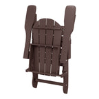 Polytrends Laguna Weather Resistant Outdoor Patio Folding Adirondack Chairs (Set of 2)