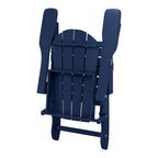 Polytrends Laguna Weather Resistant Outdoor Patio Folding Adirondack Chairs (Set of 4)