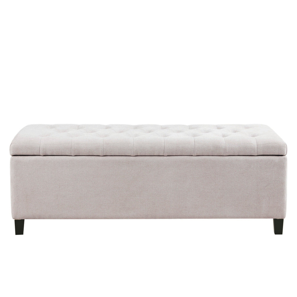 Madison Park Sasha Tufted Top Upholstered Storage Bench