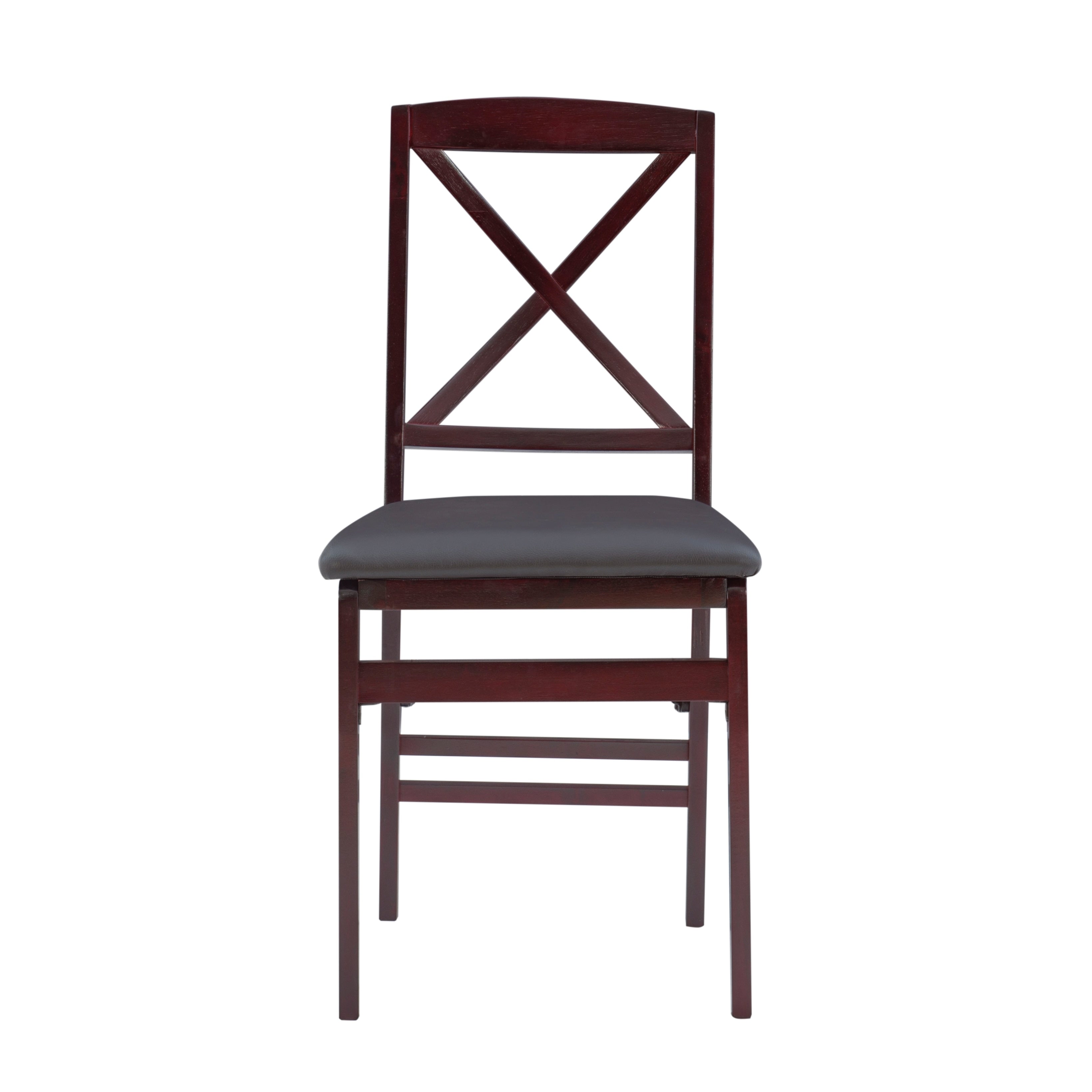 Porch & Den Espresso Folding Chair (Set of 2)