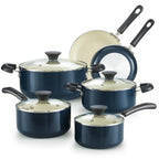 Pots and Pans Set Nonstick, 10-Piece Ceramic Kitchen Cookware Sets, Nonstick Cooking Set with Saucepans