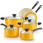 Pots and Pans Set Nonstick, 10-Piece Ceramic Kitchen Cookware Sets, Nonstick Cooking Set with Saucepans