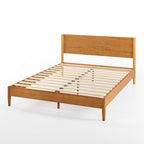 Priage by ZINUS Mid Century Wood Platform Bed Frame