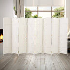Room Divider 6 FT Tall Weave Fiber Freestanding Privacy Screen Folding Screen