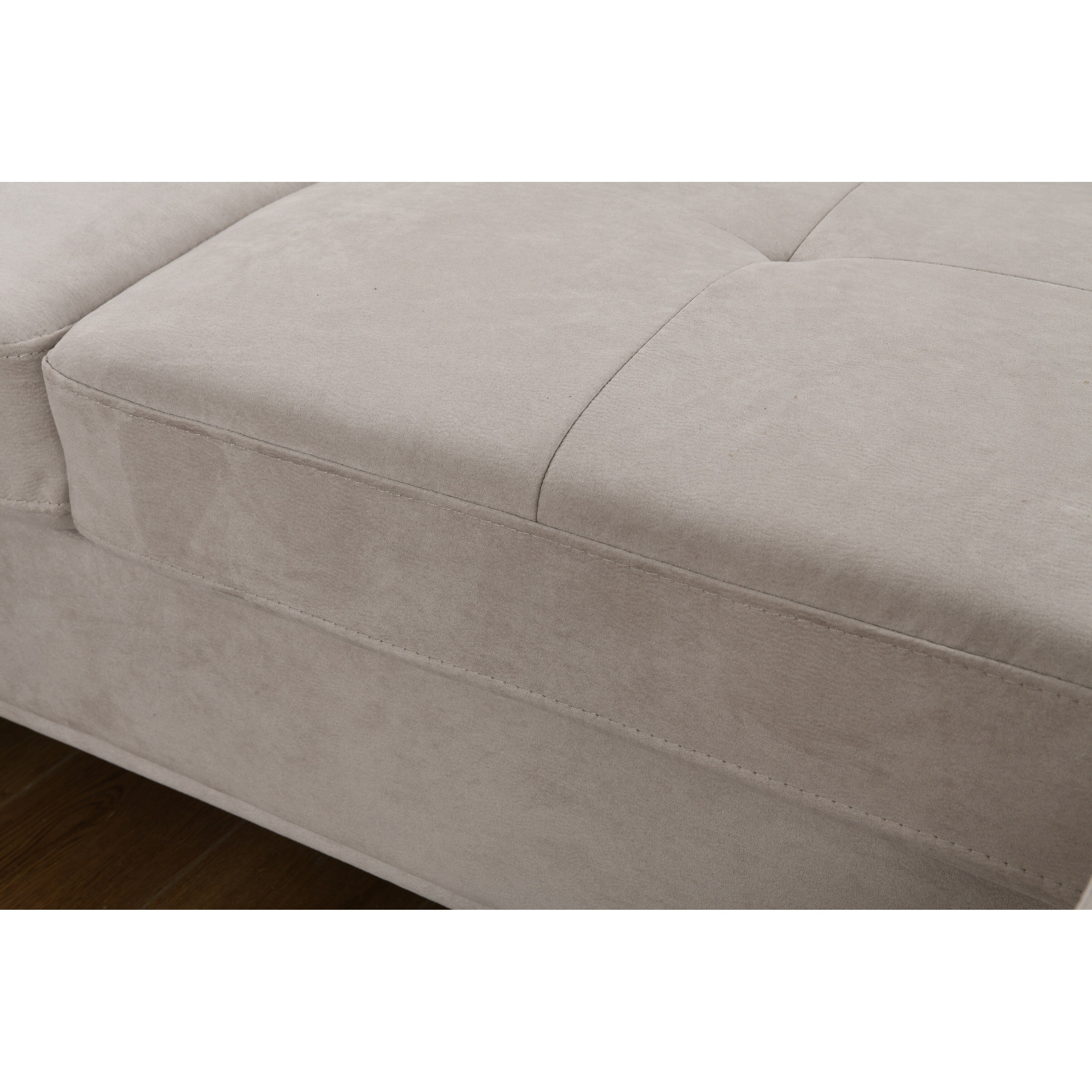 Roomfitters 122 Oversized Sectional Sofa Couch with Chaise Storage, Contemporary U-Shaped 7-Seater Sofa