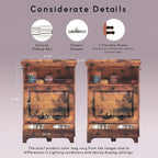 Roomfitters Dog Feeding Station with 2 Elevated Dog Bowls, Tilt Out Pet Feeding Cabinet Station