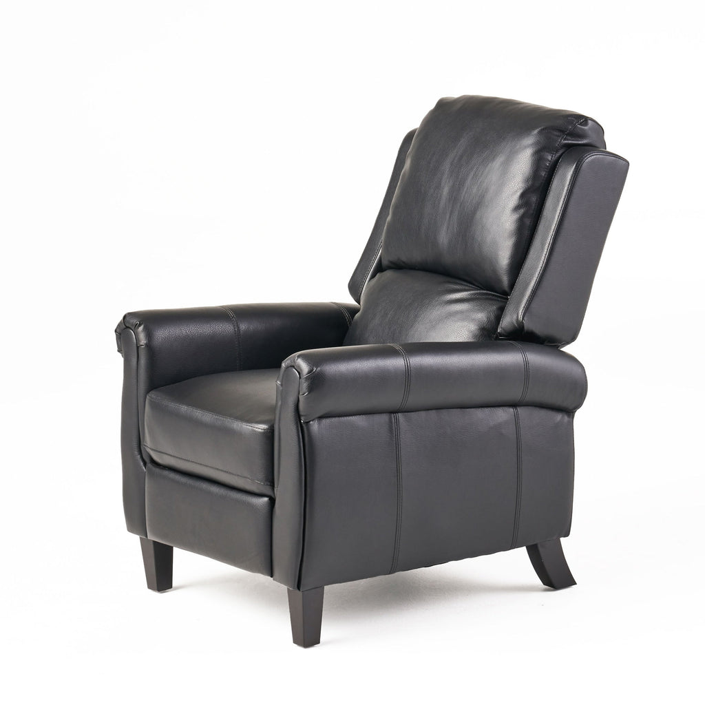 Roomfitters Ultimate Comfort PU Leather Pushback Recliner, Luxurious Recliner Chair for Living Room or Bedroom