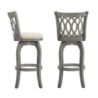Rovinj Scroll Back Swivel Bar Stool