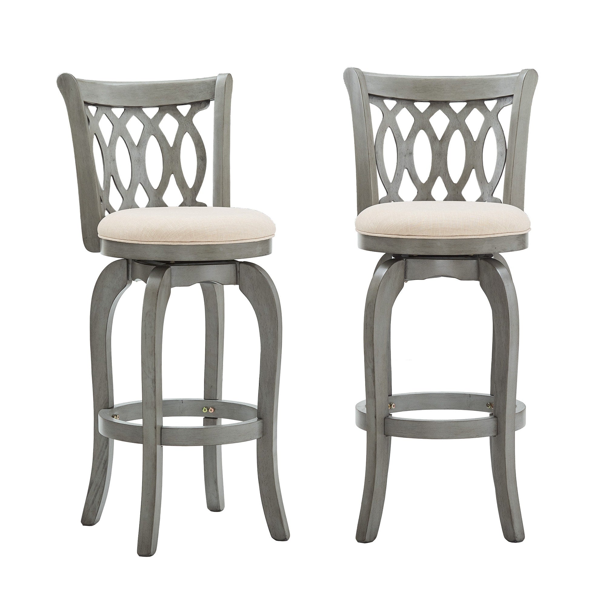 Rovinj Scroll Back Swivel Bar Stool