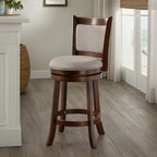 Rovinj Upholstered Back Swivel Stool