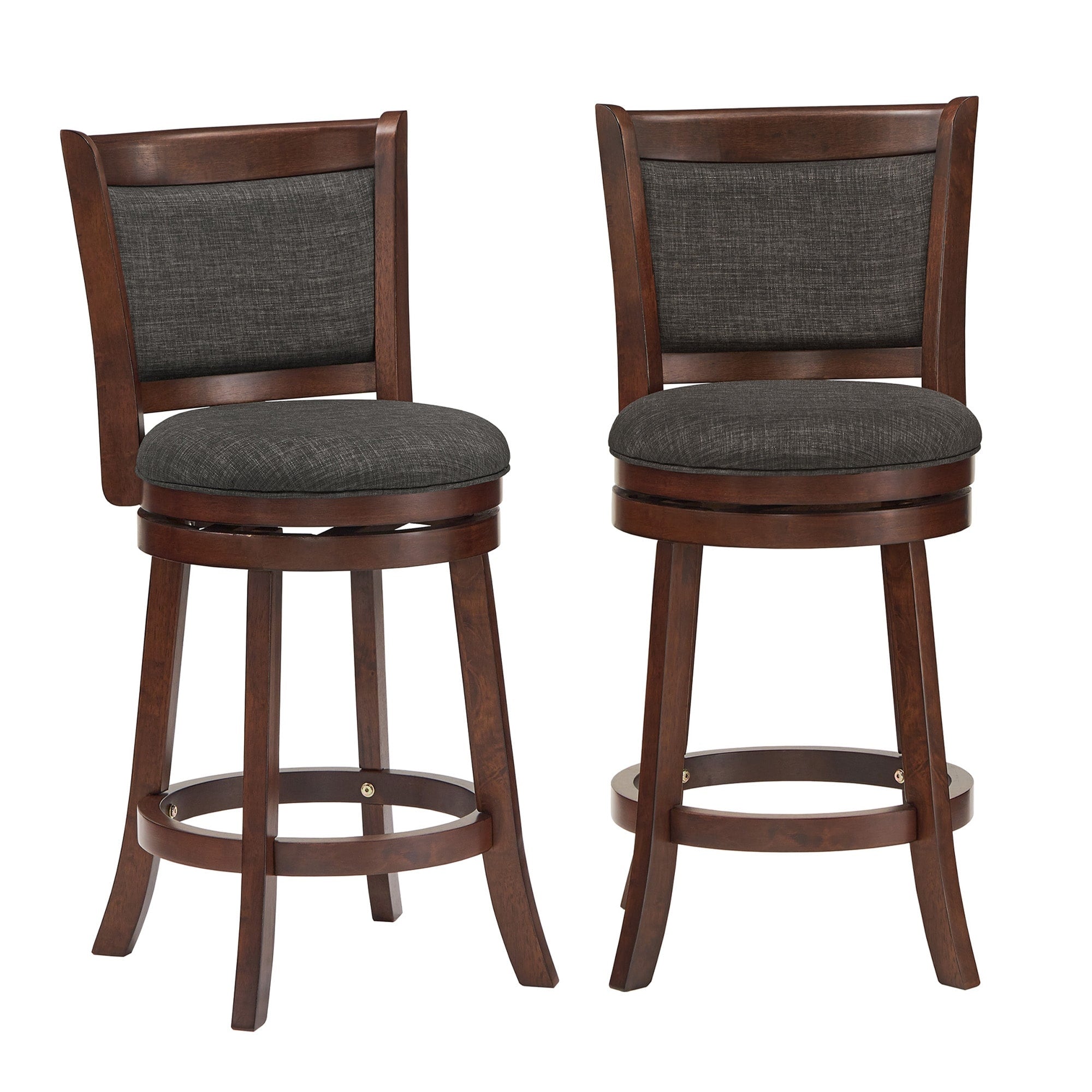 Rovinj Upholstered Back Swivel Stool