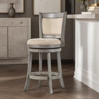 Rovinj Upholstered Back Swivel Stool