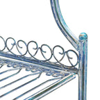 SAFAVIEH Bryn Victorian Wrought Iron 4-Tier Outdoor Bakers Rack - 25 In. W x 15 In. D x 63 In. H - 25W x 15D x 63H
