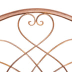 SAFAVIEH Bryn Victorian Wrought Iron 4-Tier Outdoor Bakers Rack - 25 In. W x 15 In. D x 63 In. H - 25W x 15D x 63H